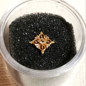 Buddha Jewelry Esmée 14karat gold press-fit end